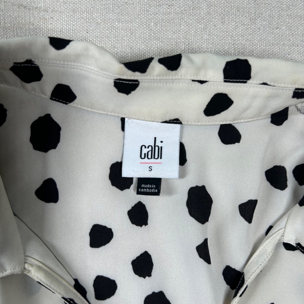 Cabi Sleeveless Top Lot of‎ 3 Womens Small Blouse Animal Print Autumn V-Neck - Picture 5 of 14